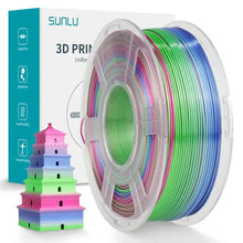 Charger l&#39;image dans la galerie, Sunlu - Silk PLA+ - Sorbet Pastèque (Rainbow 06) - 1,75 mm - 1 kg Sunlu