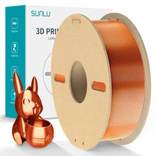 Load image into Gallery viewer, Sunlu - Silk PLA+ - Cuivre (Red Copper) -1,75 mm - 1 kg Sunlu