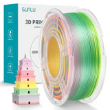 Sunlu - Silk PLA+ - Sorbet Tropical (Rainbow 01) - 1,75 mm - 1 kg