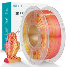 Load image into Gallery viewer, Sunlu - Silk PLA+ Dual - Rouge/Or (Red Gold) - 1,75 mm - 1 kg Sunlu
