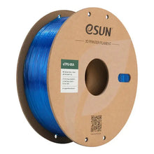 Load image into Gallery viewer, eSun - eTPU-95A - Bleu Transparent (Transp. Blue) - 1,75 mm - 1 kg eSun