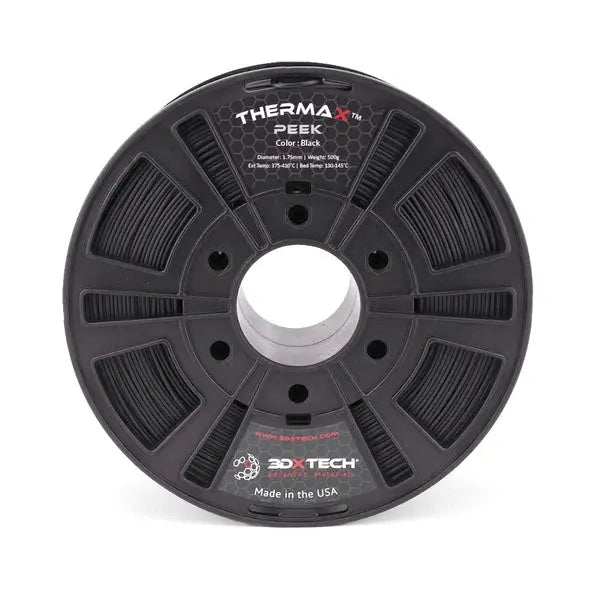 3DXTech - ThermaX PEEK - Noir (Black) - 1.75 mm - 500 g 3DXTech