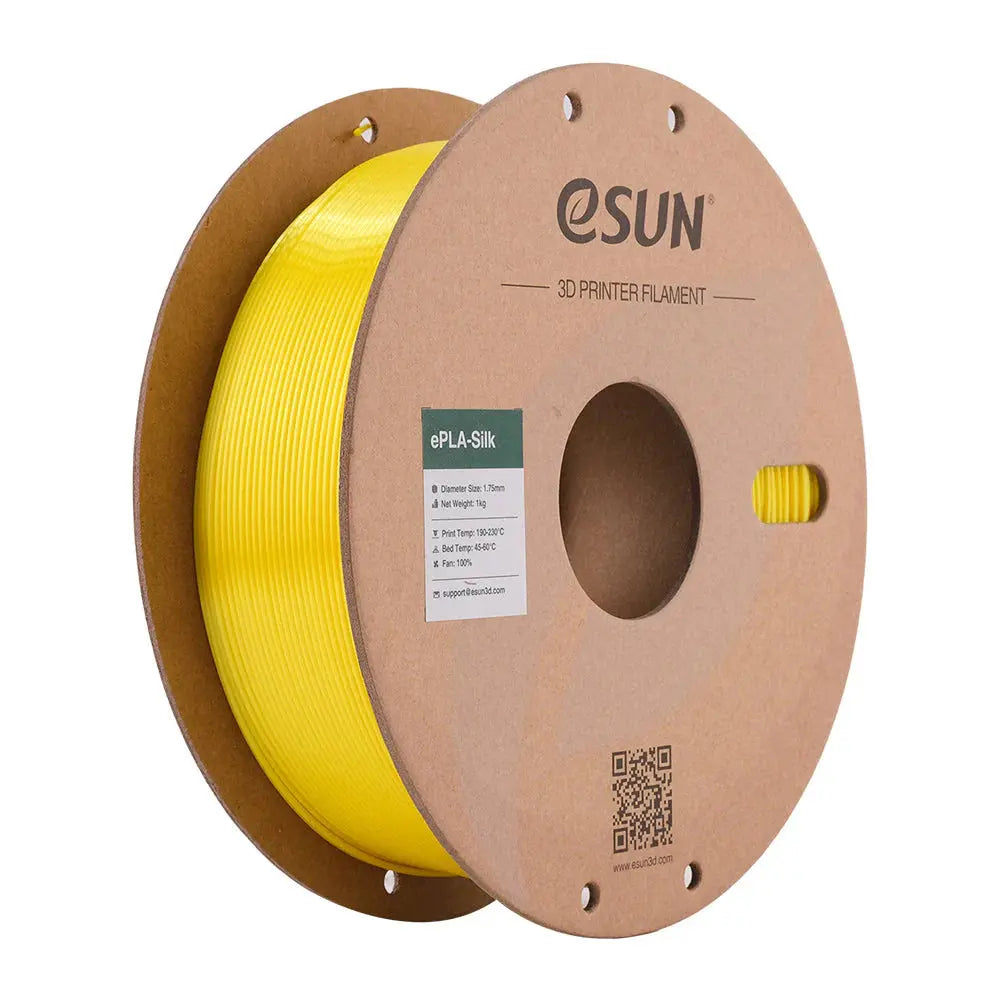 eSun - eSilk PLA - Jaune (Yellow) - 1,75 mm - 1 kg eSun