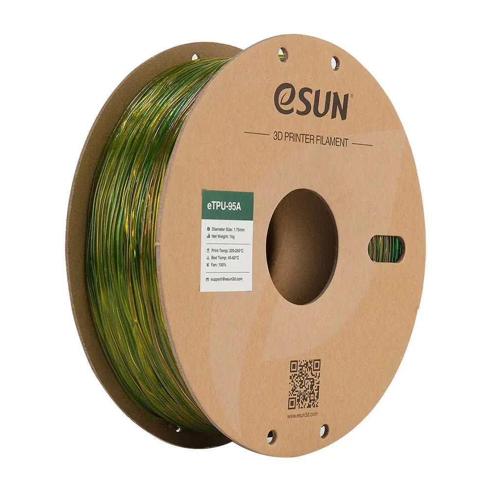 eSun - eTPU-95A - Arc-en-ciel (Rainbow) - 1,75 mm - 1 kg eSun