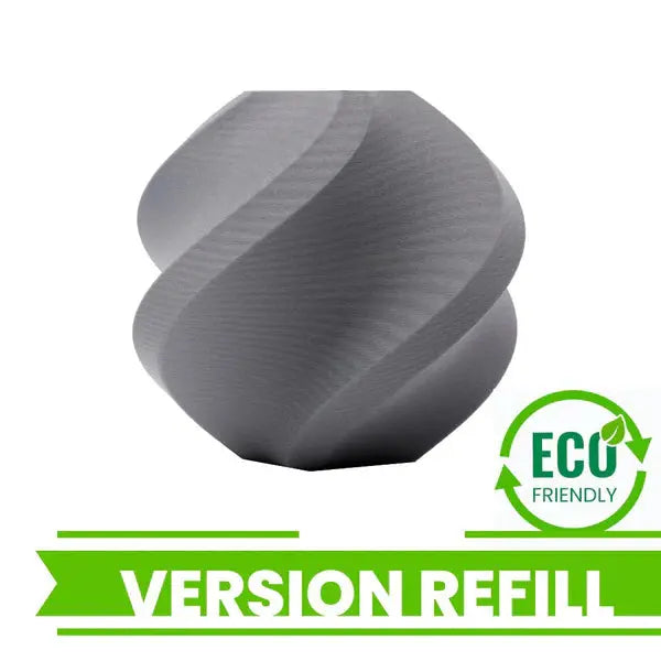 Bambu Lab - PLA Matte - Gris Cendré (Ash Gray) - 1,75 mm - 1 kg Refill bambu lab