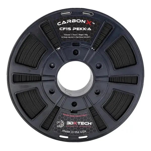 3DXTech - CarbonX PEKK-A + CF15 - Noir (black) - 1,75 mm - 750 g 3DXTech