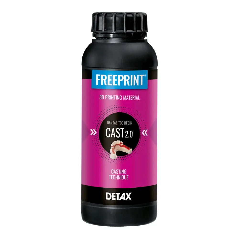 Detax - Freeprint Cast - Rouge transparent - 500 g Detax