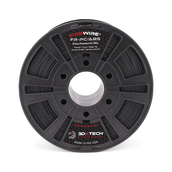 3DXTech - Firewire FR-PC/ABS (Flame Retardant) - Noir (Black) - 1.75 mm - 1 kg 3DXTech