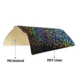 Ziflex - Plateau d'Impression pour Bambu Lab - PEY flake & PEI Textured - 257 x 257 cm