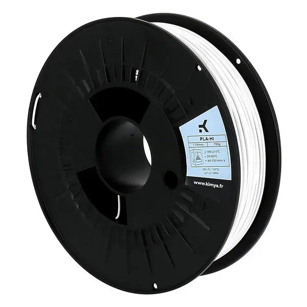 Kimya - PLA-HI - Blanc (White) - 1.75 mm - 750 g Kimya
