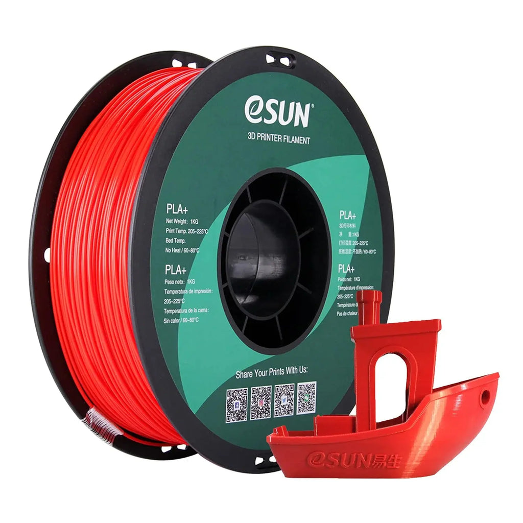eSun - PLA+ - Rouge (Red) - 1,75 mm - 1 kg eSun