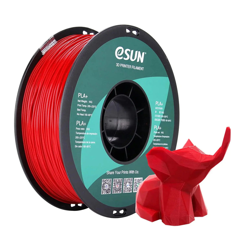 eSun - PLA+ - Rouge Pompier (Fire Engine Red) - 1,75 mm - 1 kg eSun