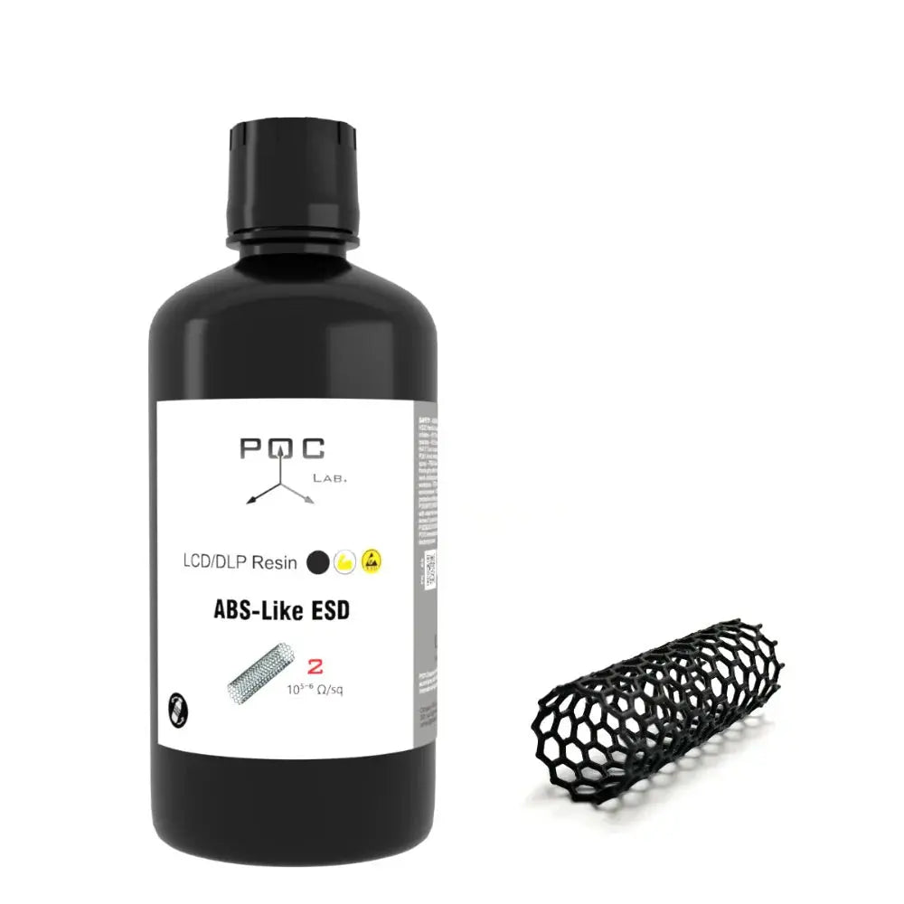 Poc Lab - Résine UV ABS-Like ESD - Noir - 1 kg Poc Lab