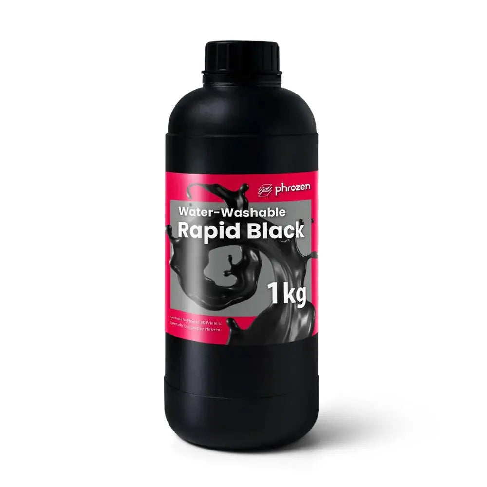 Phrozen - Water-Washable Resin - Rapid Black - 1 kg phrozen