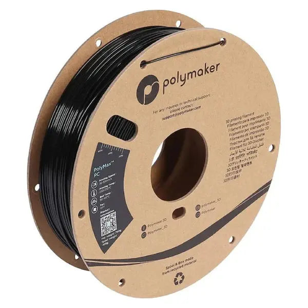 Polymaker - PolyMax Tough PC - Noir (Black) - 1,75 mm - 750 g Polymaker