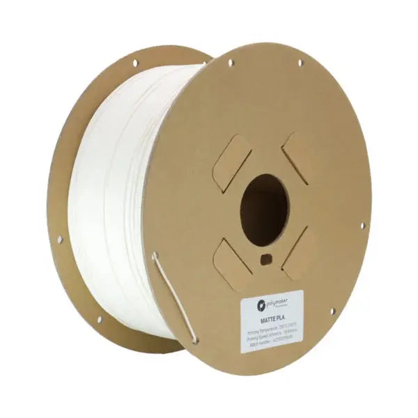 Polymaker - PolyTerra Matte PLA - Blanc (White) - 1,75 mm - 2,5 kg Polymaker