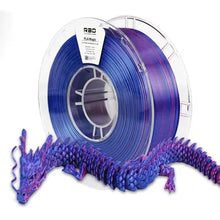 Charger l&#39;image dans la galerie, R3D - PLA Magic Silk - Magenta &amp; Bleu Roi (Rose Red-Royal Blue) - 1,75 mm - 1 kg R3D