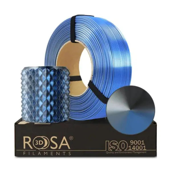 Rosa3D - PLA Magic Silk - Tempête (Storm Shadow) - 1,75 mm - 1 kg Refill Rosa