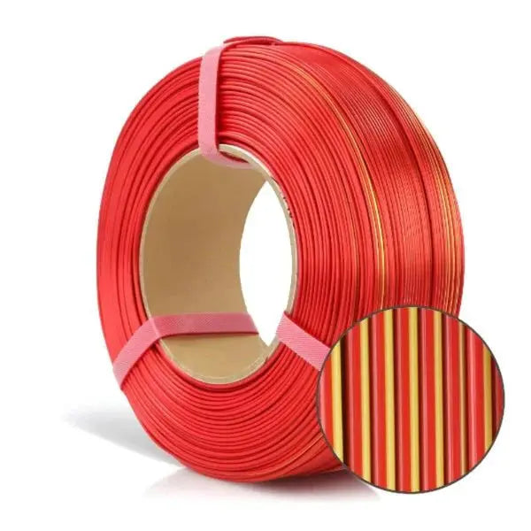 Rosa3D - PLA Magic Silk - Flamme (Fire) - 1,75 mm - 1 kg Refill Rosa