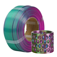 Charger l&#39;image dans la galerie, R3D - Tri-Silk color - Magenta/Vert/Bleu (Rose-Red/Green/Blue) - 1,75 mm - 1 kg Refill R3D