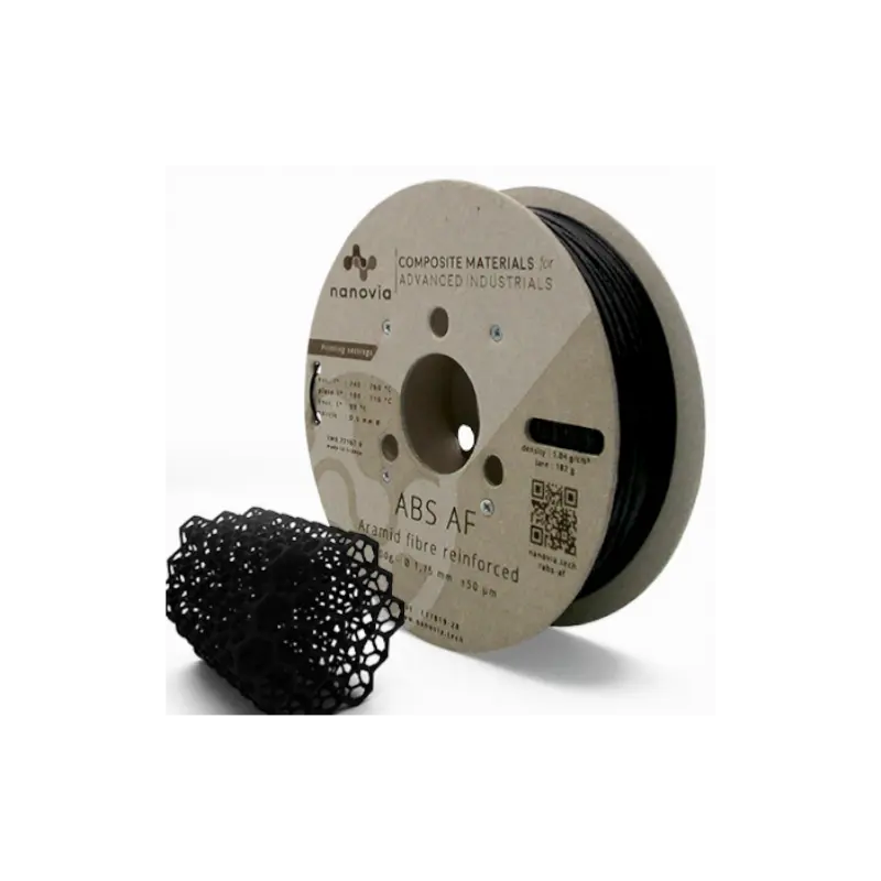 Nanovia - ABS AF Kevlar (fibre d'aramide) - Noir - 1,75 mm - 500 g Nanovia