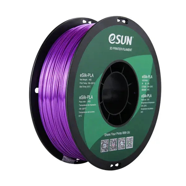 eSun - eSilk PLA - Violet (Purple) - 1.75 mm - 1 kg eSun