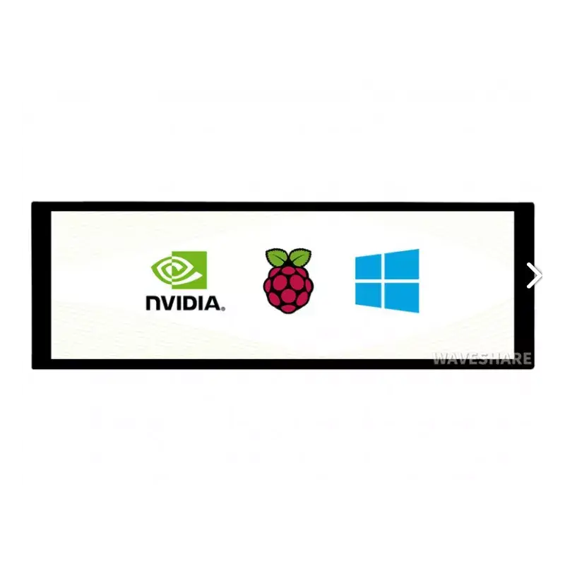 Ecran LCD tactile capacitif 7,9 pouces, HDMI, IPS, verre trempé raspberry