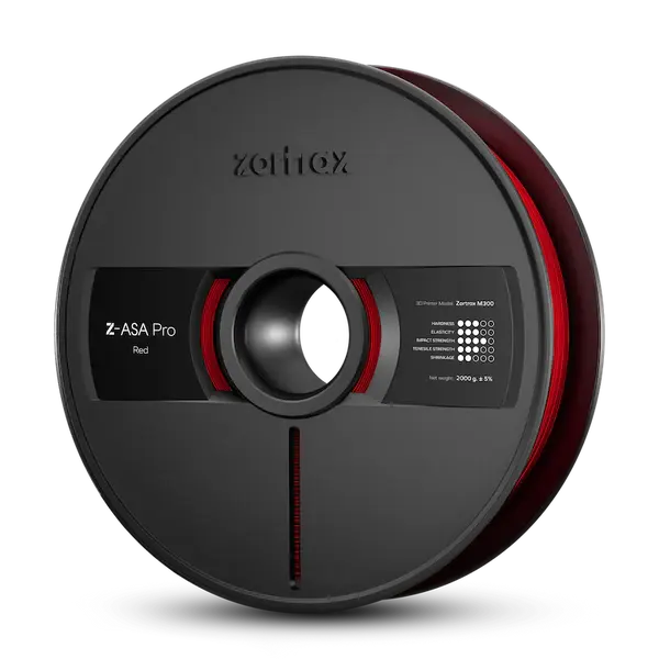 Zortrax - Z-ASA Pro - Rouge (Red) - 1.75 mm - 2 kg Zortrax