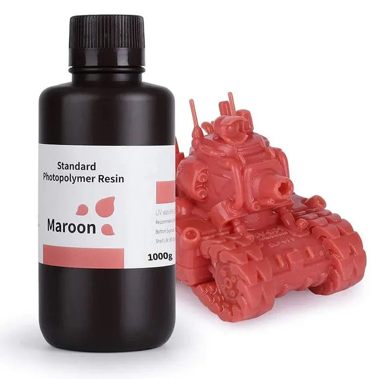 ELEGOO - Résine UV Standard - Marron (Maroon) - 1 kg elegoo