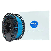 Charger l&#39;image dans la galerie, AzureFilm - PETG - Bleu Transparent (Blue Transp.) - 1.75 mm - 1 kg AzureFilm
