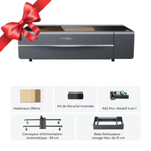 Load image into Gallery viewer, xTool - P2S - Pack Polyvalent Découpeur Laser CO2 de Bureau Polyvalent et Intelligent - Classe IV - 55W xtool